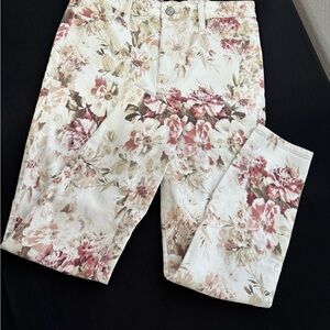 Buffalo High-Rise Skinny Floral Jeans by David Bitton, Size 8/29.